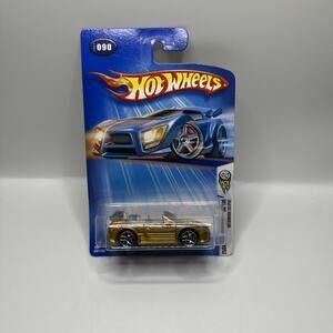 2004 Hot Wheels #90 First Editions MITSUBISHI ECLIPSE Gold w/ChromePR5Sp Variant